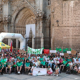 Imagen con algunos participantes de la marcha