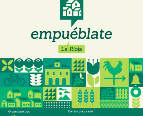 Empuéblate La Rioja. Organizado por: Fundación Eurocaja Rural y Next Educación. Con la colaboración del Gobierno de La Rioja y la Federación Riojana de Municipios